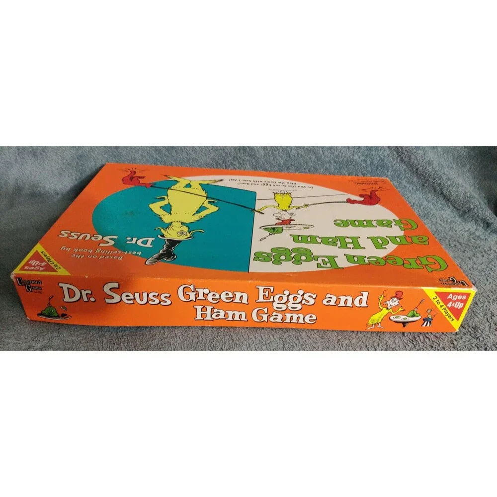 Dr. Seuss Green Eggs and Ham Board Game Vintage Complete